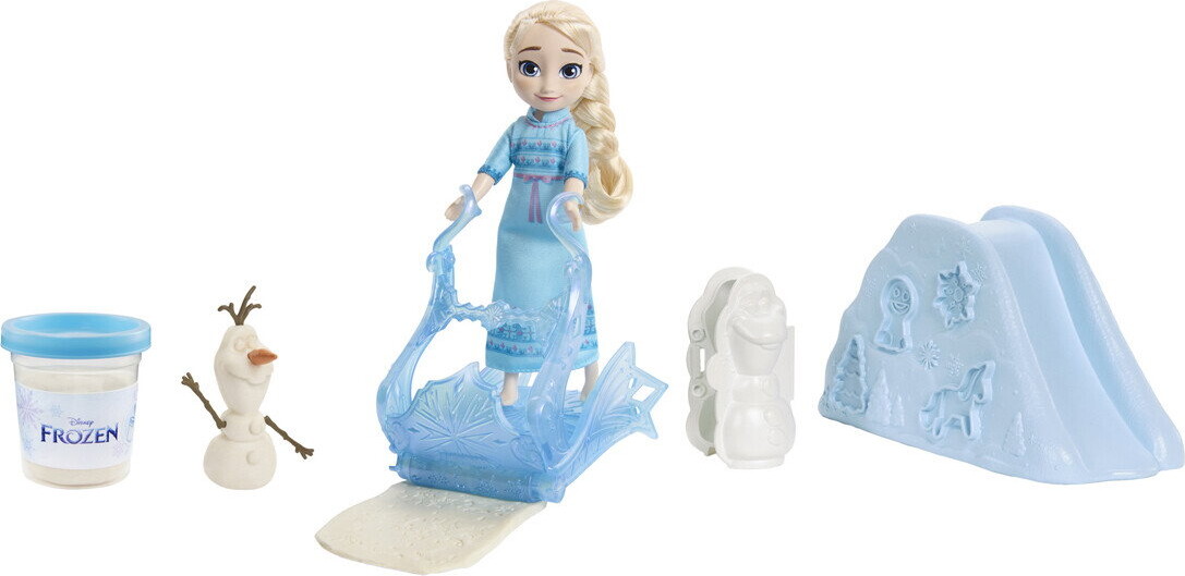 Frozen - Young Elsa S Snow Playground Dukke - Mattel Jjp87