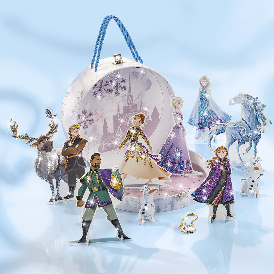 Frost - Disney - Diamond Painting Kit Til Børn - Diy Figurer
