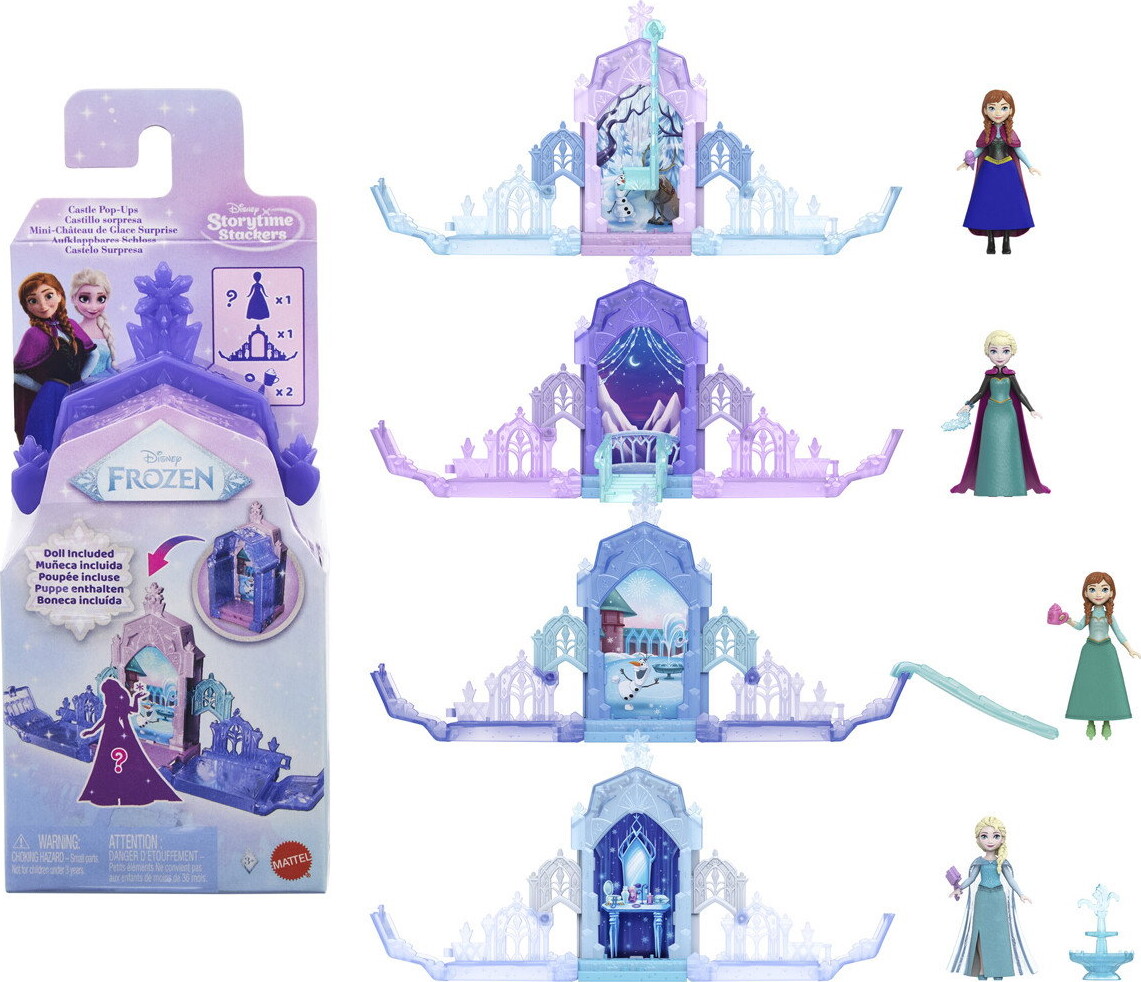 Frozen - Castle Pup-Ups Is-Slot - Assorteret - Mattel Jnl62