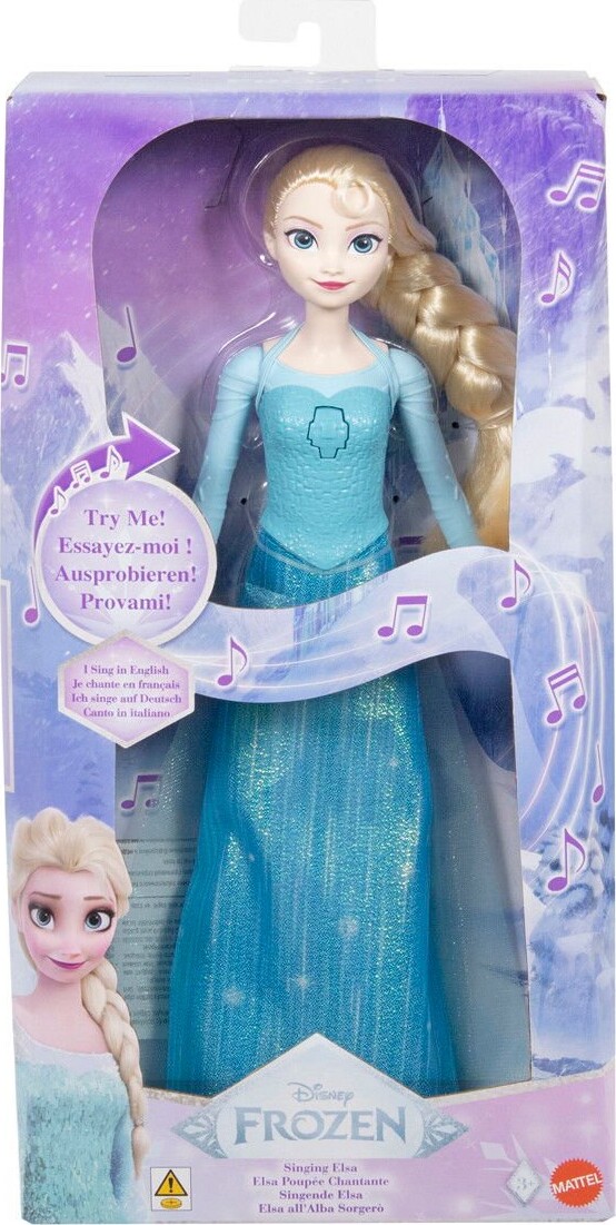 Disney Frozen - Syngende Elsa Dukke - Let It Go - Engelsk