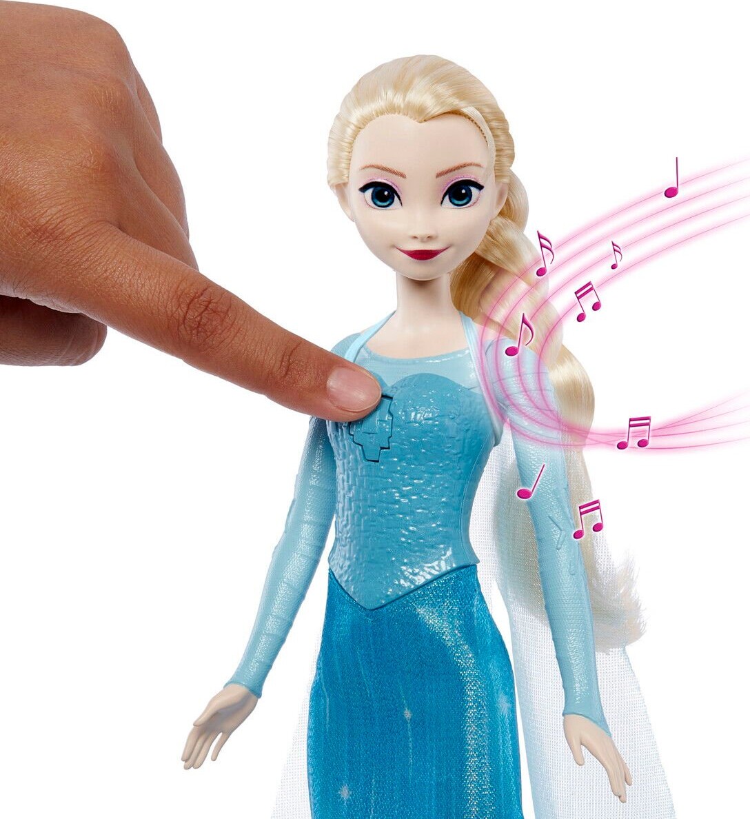 Disney Frozen - Syngende Elsa Dukke - Let It Go - Engelsk