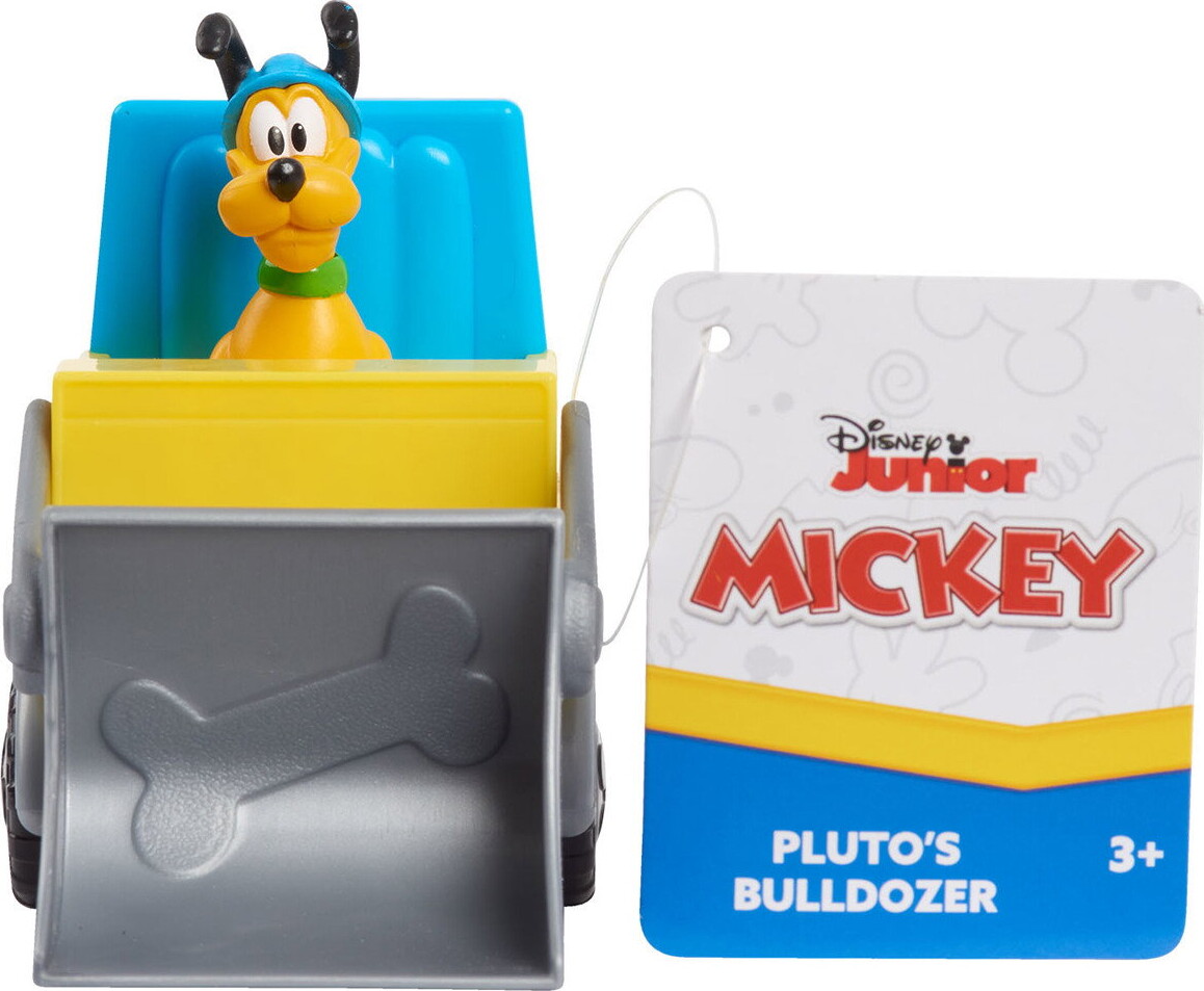 Disney Junior - Mickey Let S Work Køretøj 10 Cm Assorterede