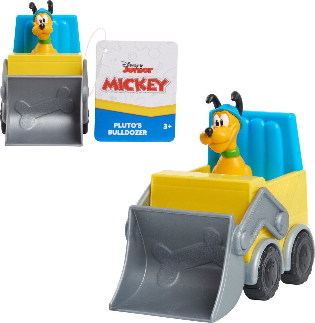 Disney Junior - Mickey Let S Work Køretøj 10 Cm Assorterede