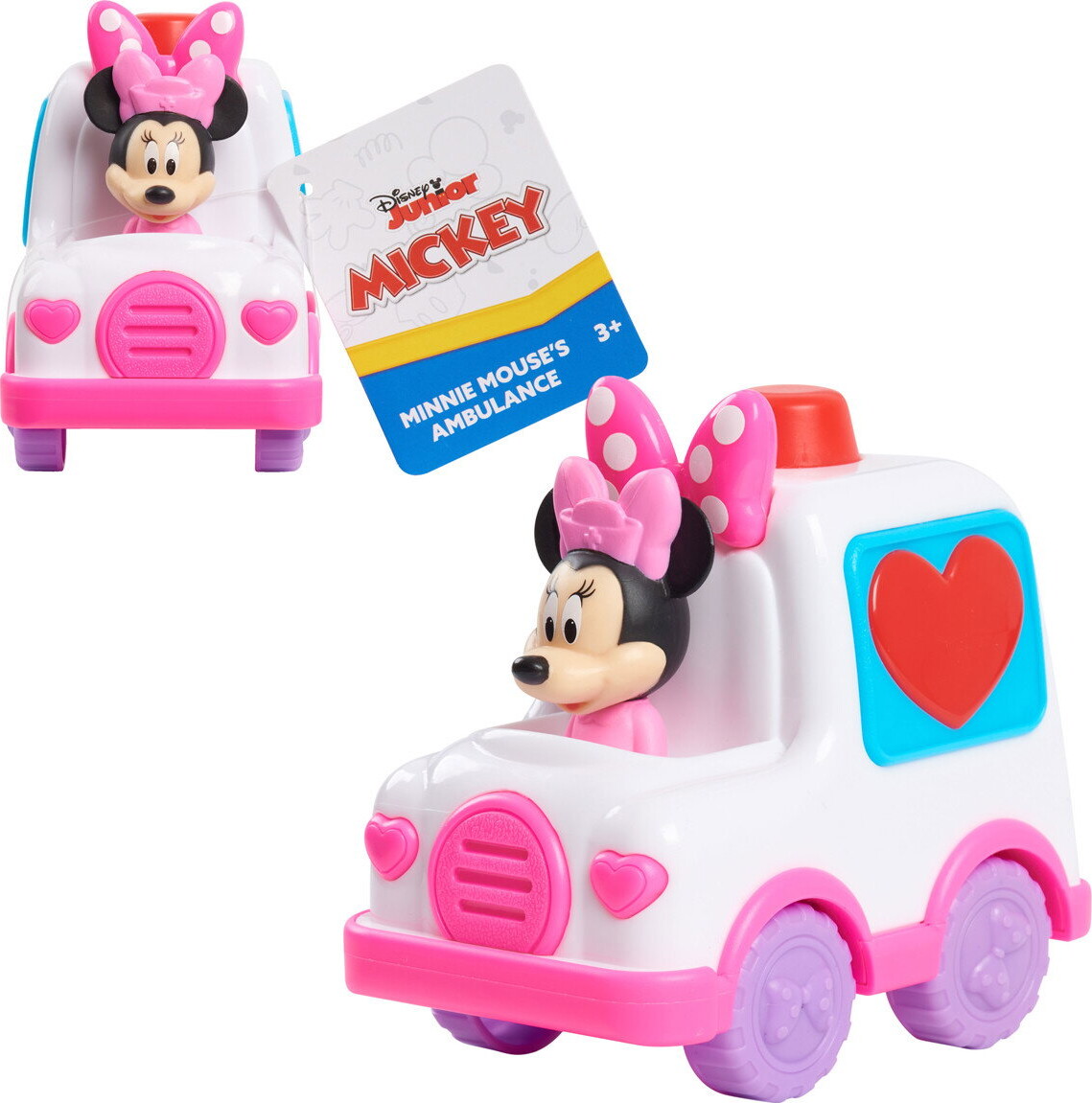 Disney Junior - Mickey Let S Work Køretøj 10 Cm Assorterede