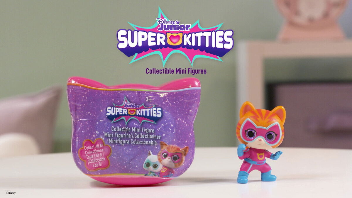 Disney Junior - Super Kitties Figur Sæt 5-Pak 7 5 Cm