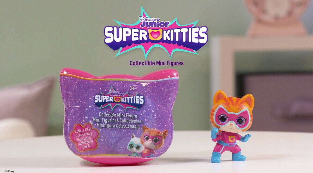 Disney Junior - Super Kitties Mini Capsule Figur Assorterede