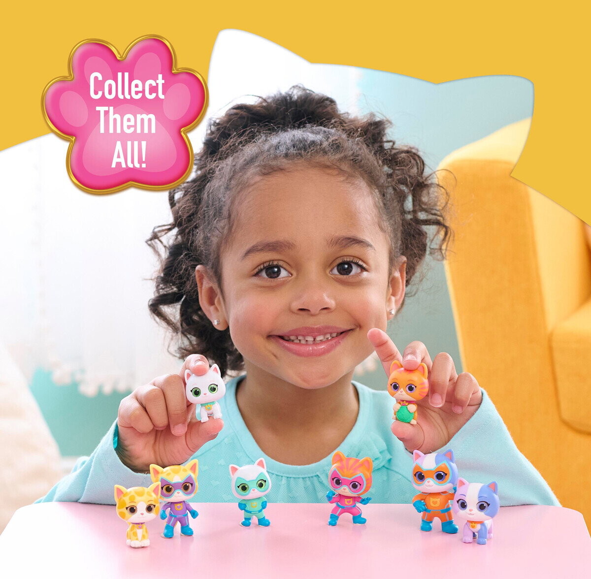 Disney Junior - Super Kitties Mini Capsule Figur Assorterede