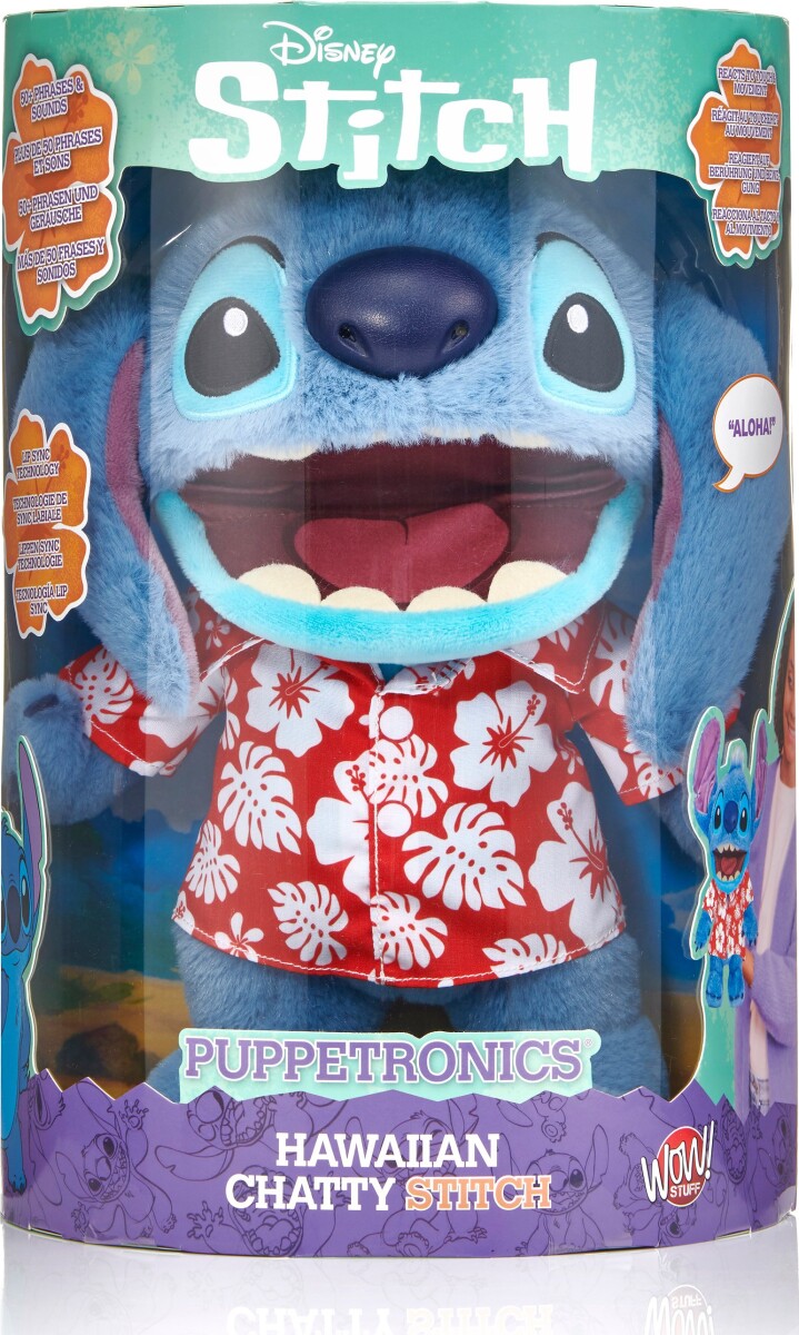 Disney - Mini Hula Stitch Hånddukke