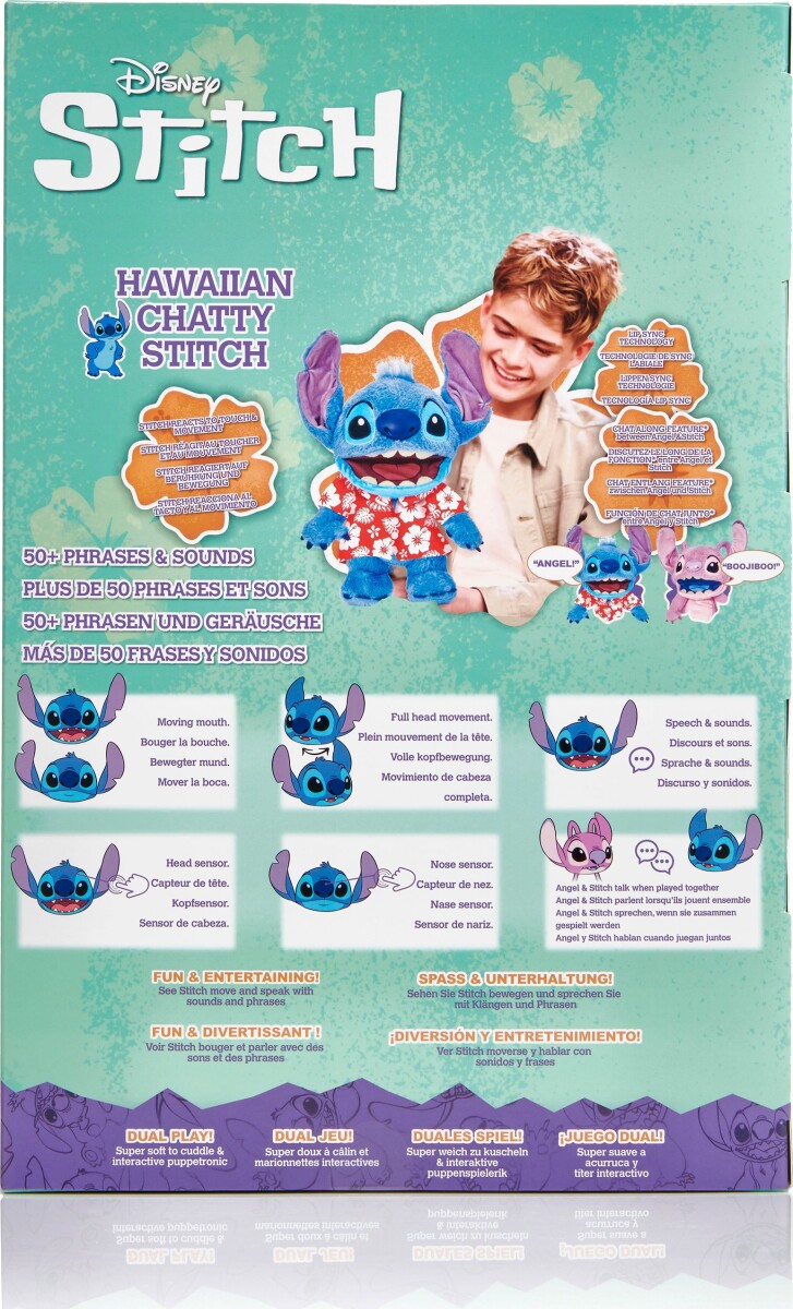 Disney - Mini Hula Stitch Hånddukke