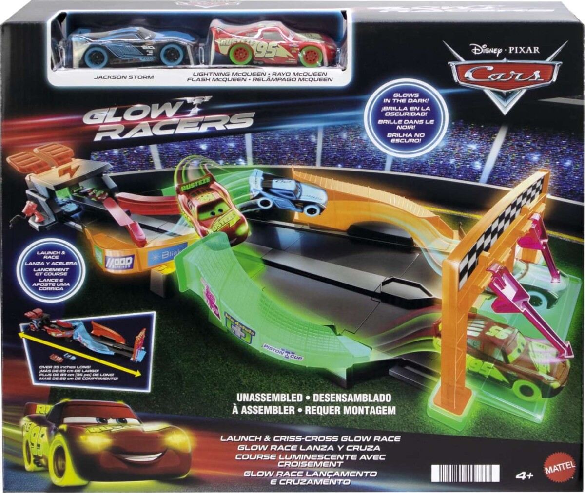Disney Cars - Glow Racers Racerbane - Launch Criss-Cross