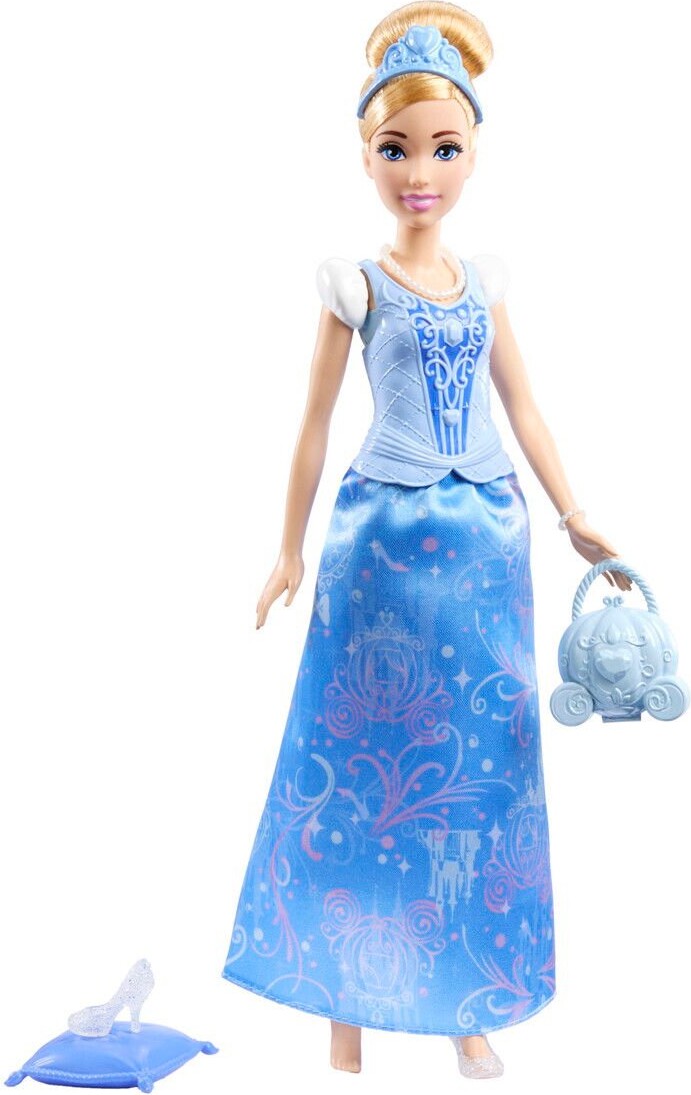 Disney Princess - Askepot Dukke Med 2 Sæt Tøj