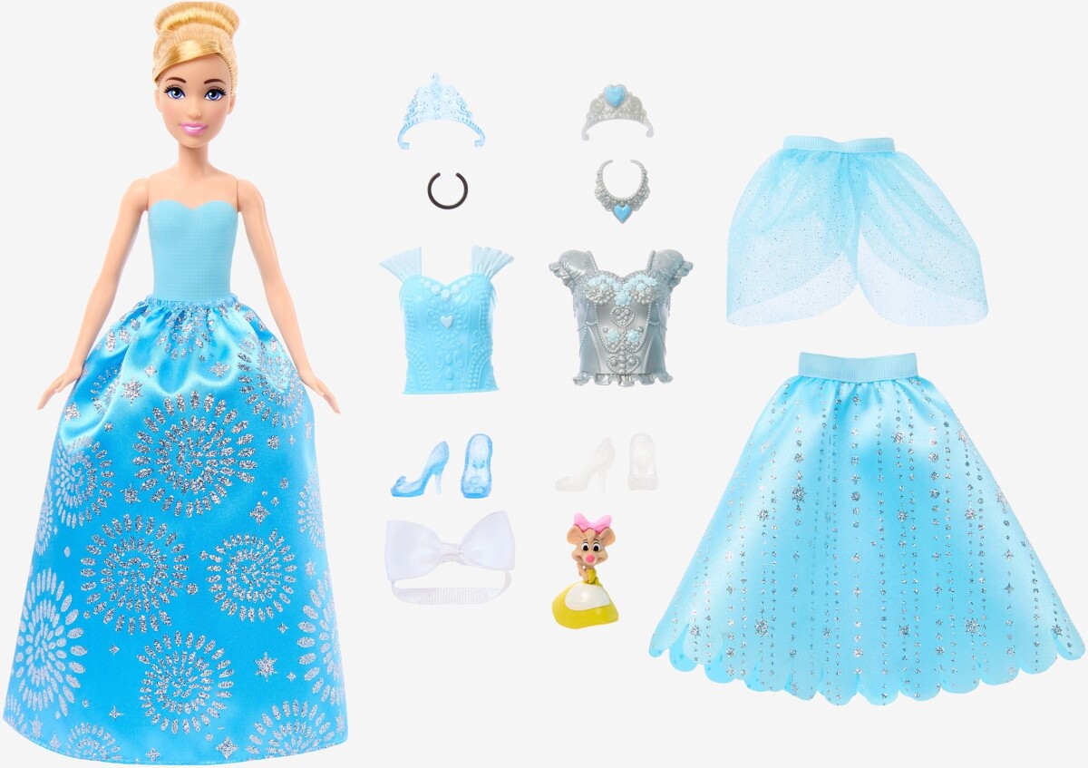 Disney Prinsesser - Askepot Dukke - Royal Fashion Reveal
