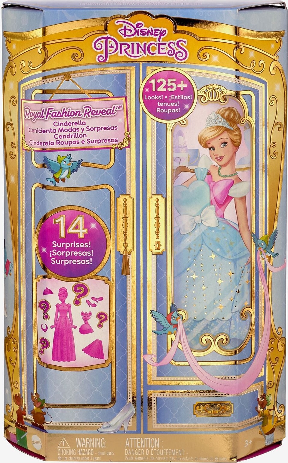 Disney Prinsesser - Askepot Dukke - Royal Fashion Reveal