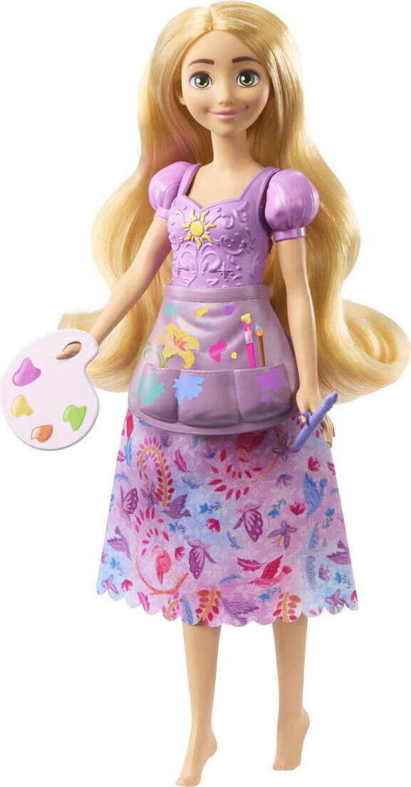 Disney Princess - Rapunzel Dukke Med 2 Sæt Tøj