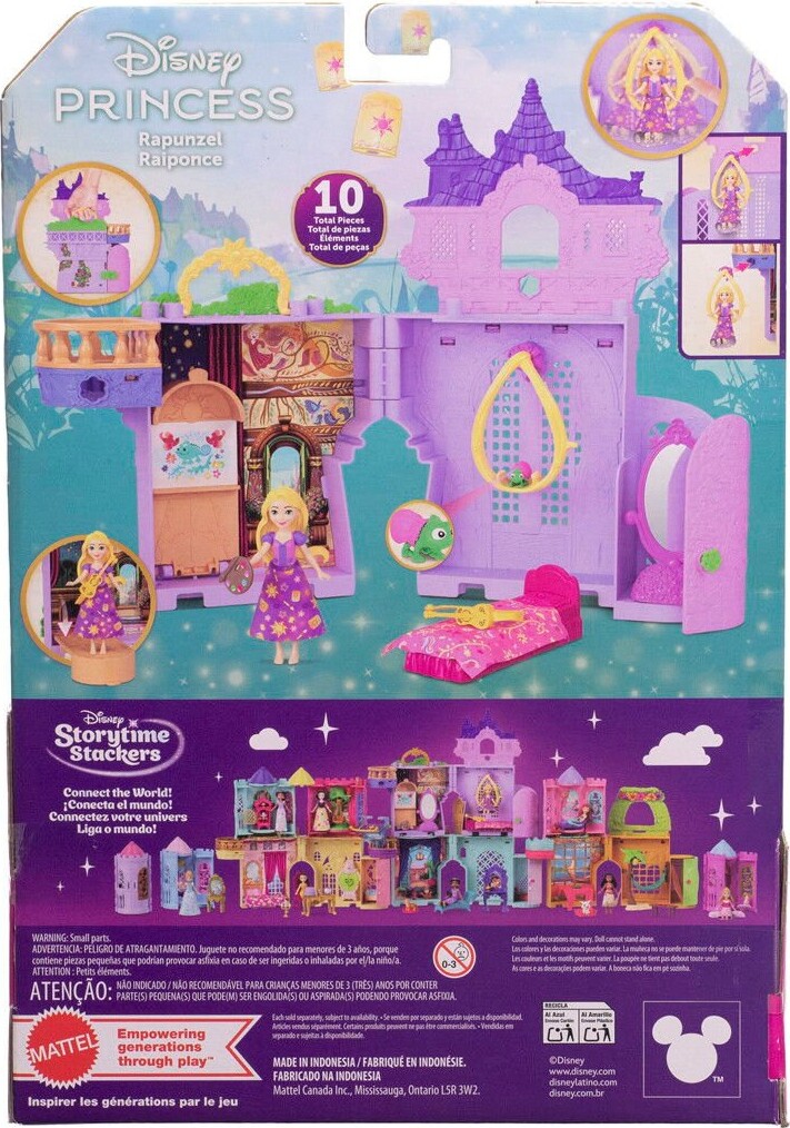 Disney Prinsesser - Lille Dukke - Rapunzel Pusleslot Legesæt