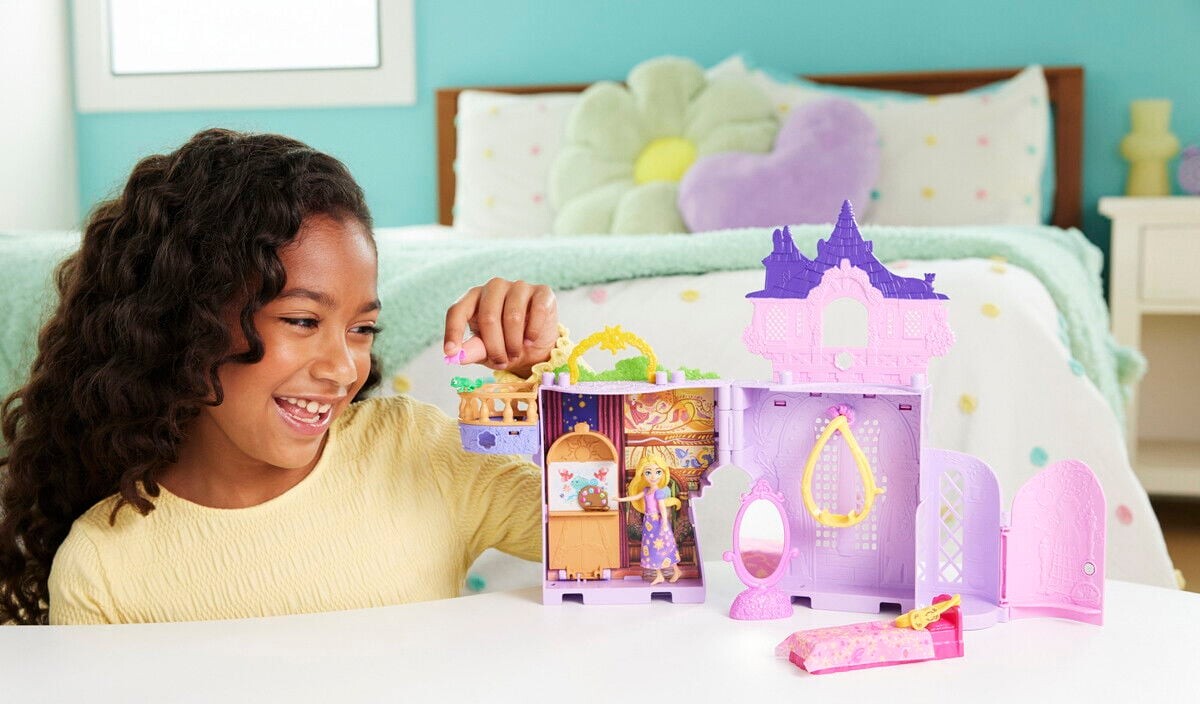 Disney Prinsesser - Lille Dukke - Rapunzel Pusleslot Legesæt