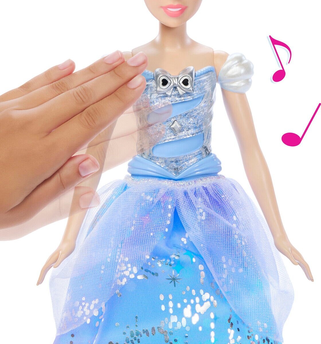 Disney Prinsesser - Askepot Dukke Med Lys
