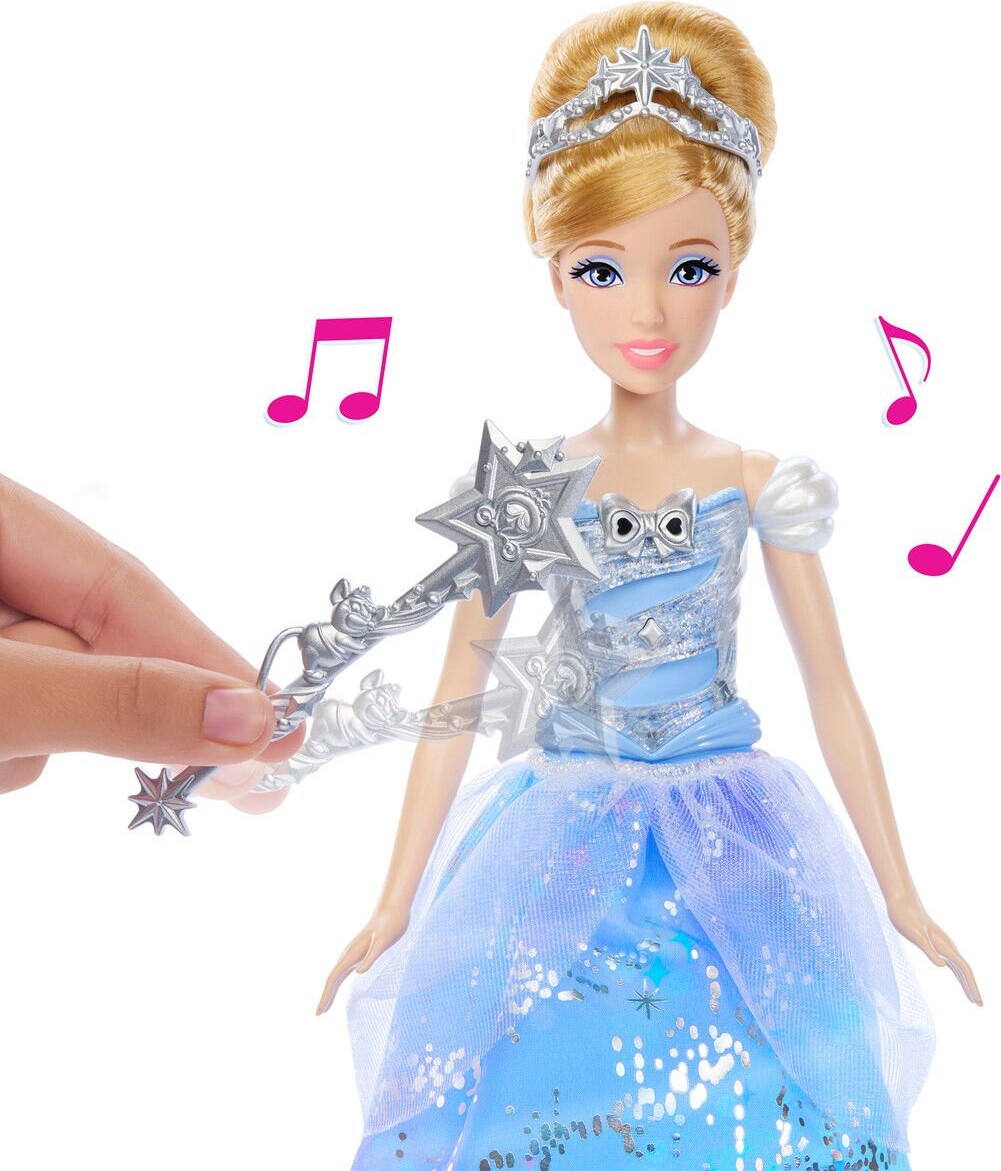 Disney Prinsesser - Askepot Dukke Med Lys