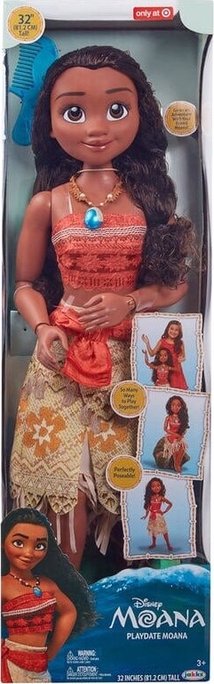 Vaiana Dukke - Disney Prinsesser - 80 Cm