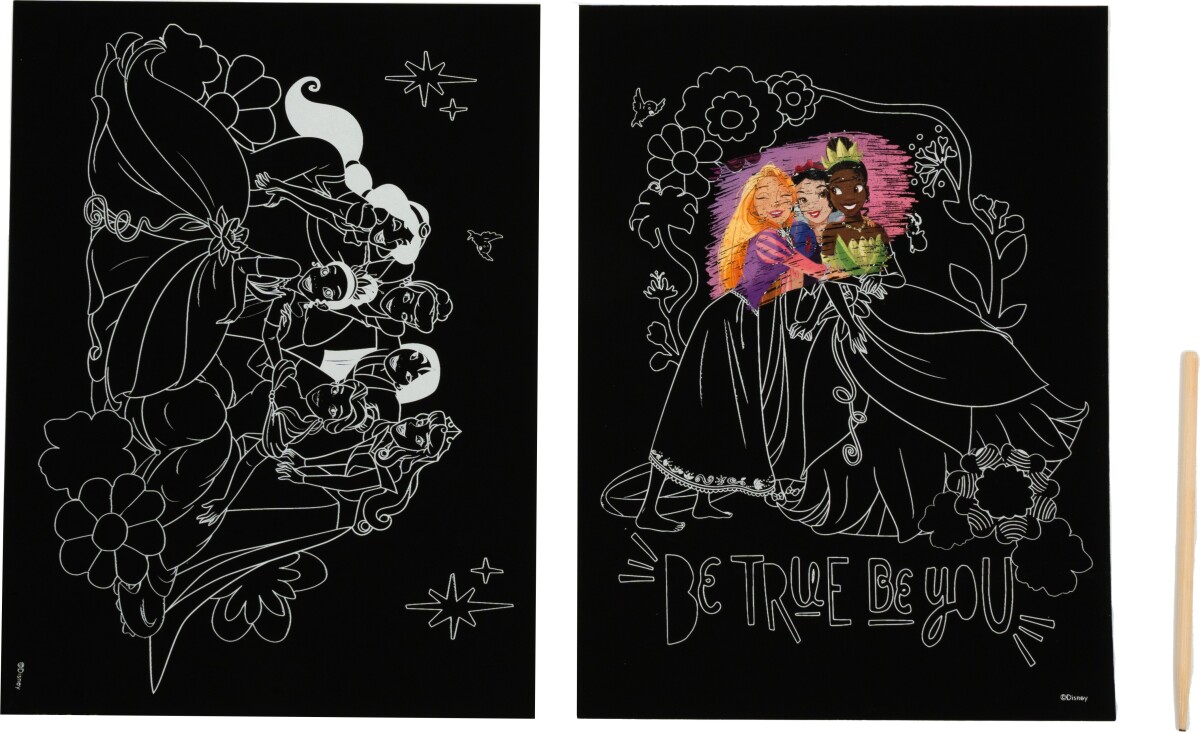 Disney - Princess Scratch Art Posters