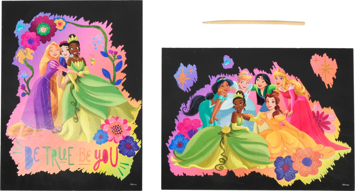 Disney - Princess Scratch Art Posters