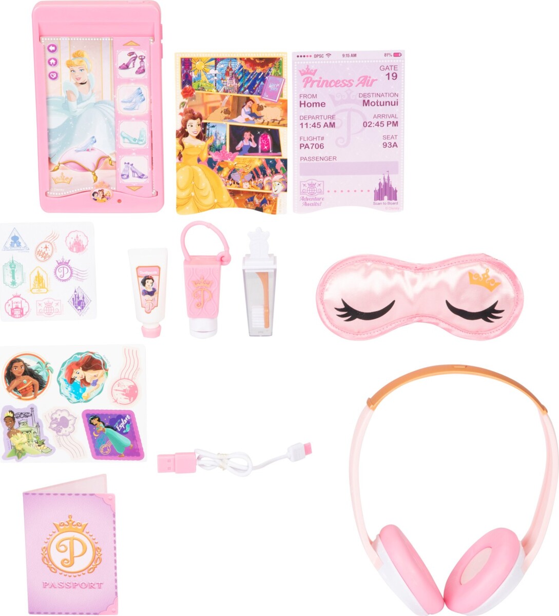 Disney Princess - Kuffert Rejsesæt Legetøj - Style Collection