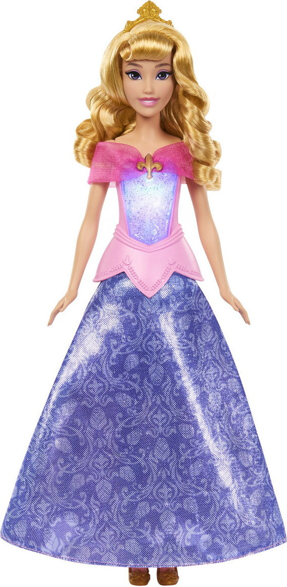 Disney Princess - Aurora Pink To Blue Dress Dukke - Mattel Jlk24