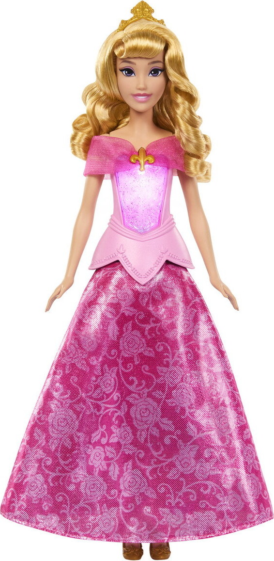 Disney Princess - Aurora Pink To Blue Dress Dukke - Mattel Jlk24