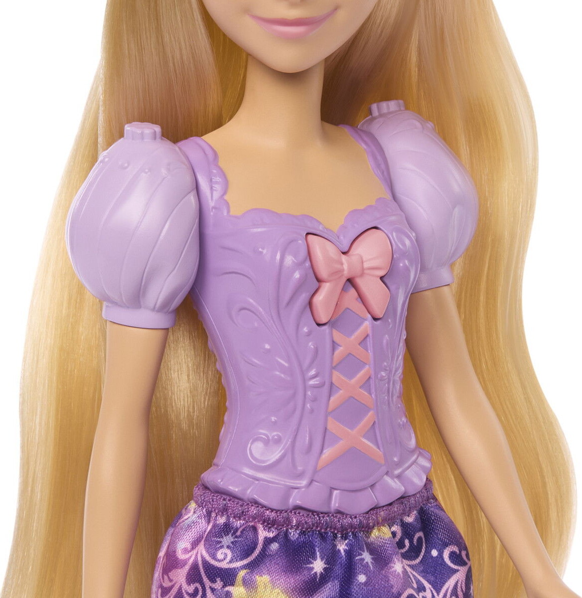 Disney Princess - Rapunzel Dukke - Lysende Hår - Mattel Jhl46
