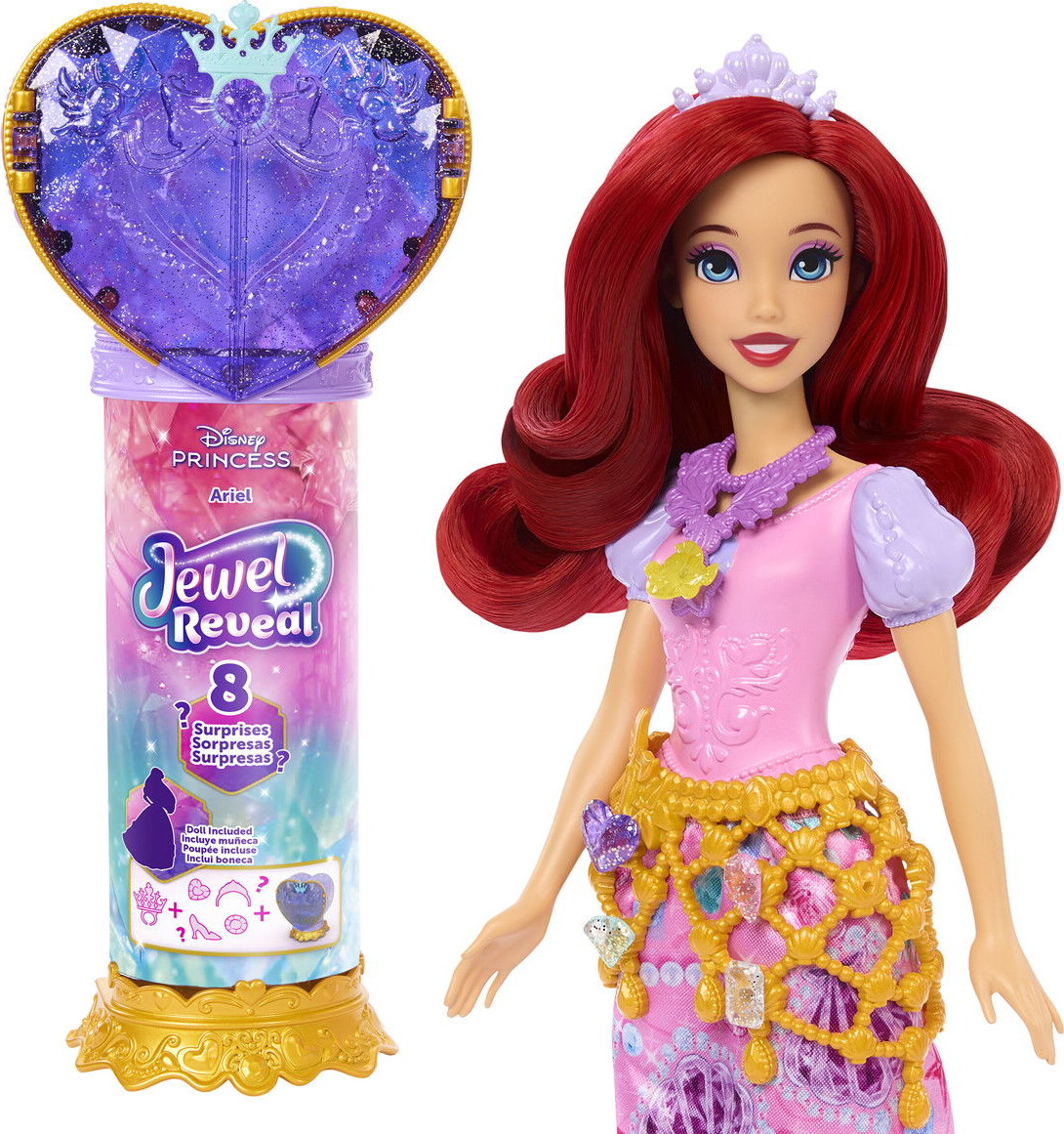 Disney Princess - Ariel Dukke - Jewel Reveal - Mattel Jhl49