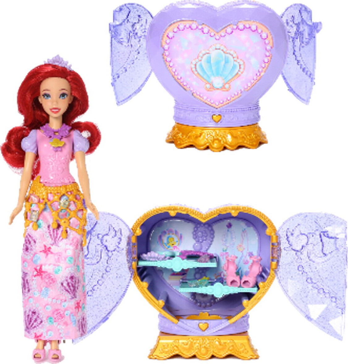 Disney Princess - Ariel Dukke - Jewel Reveal - Mattel Jhl49