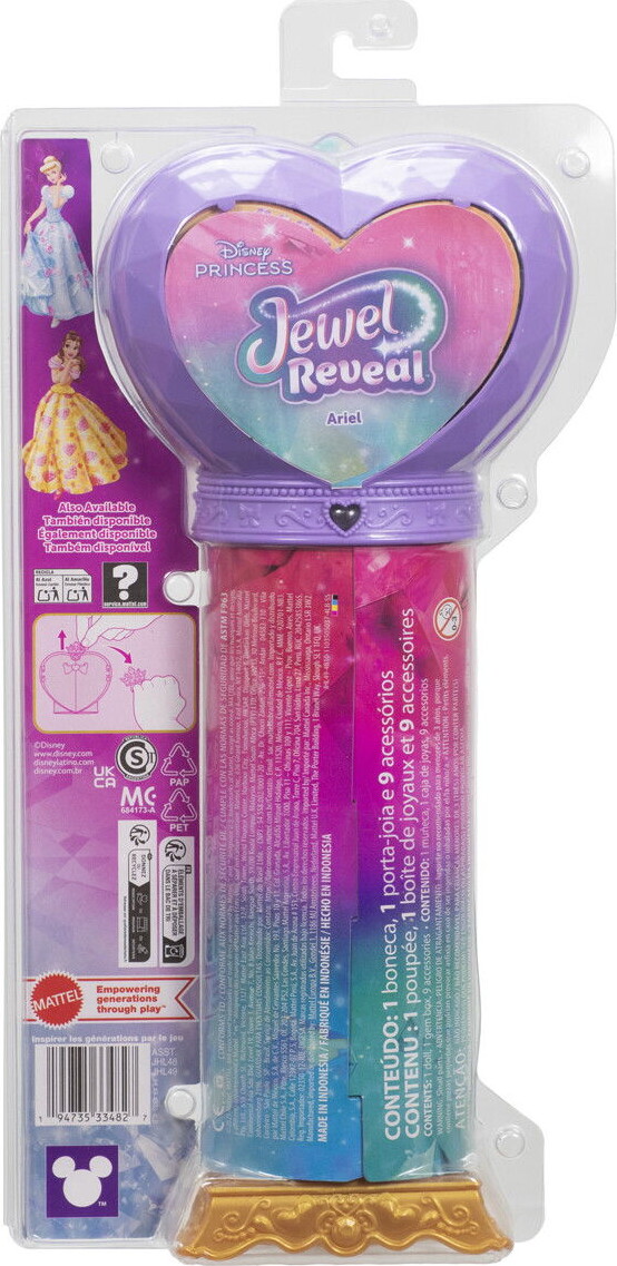 Disney Princess - Ariel Dukke - Jewel Reveal - Mattel Jhl49