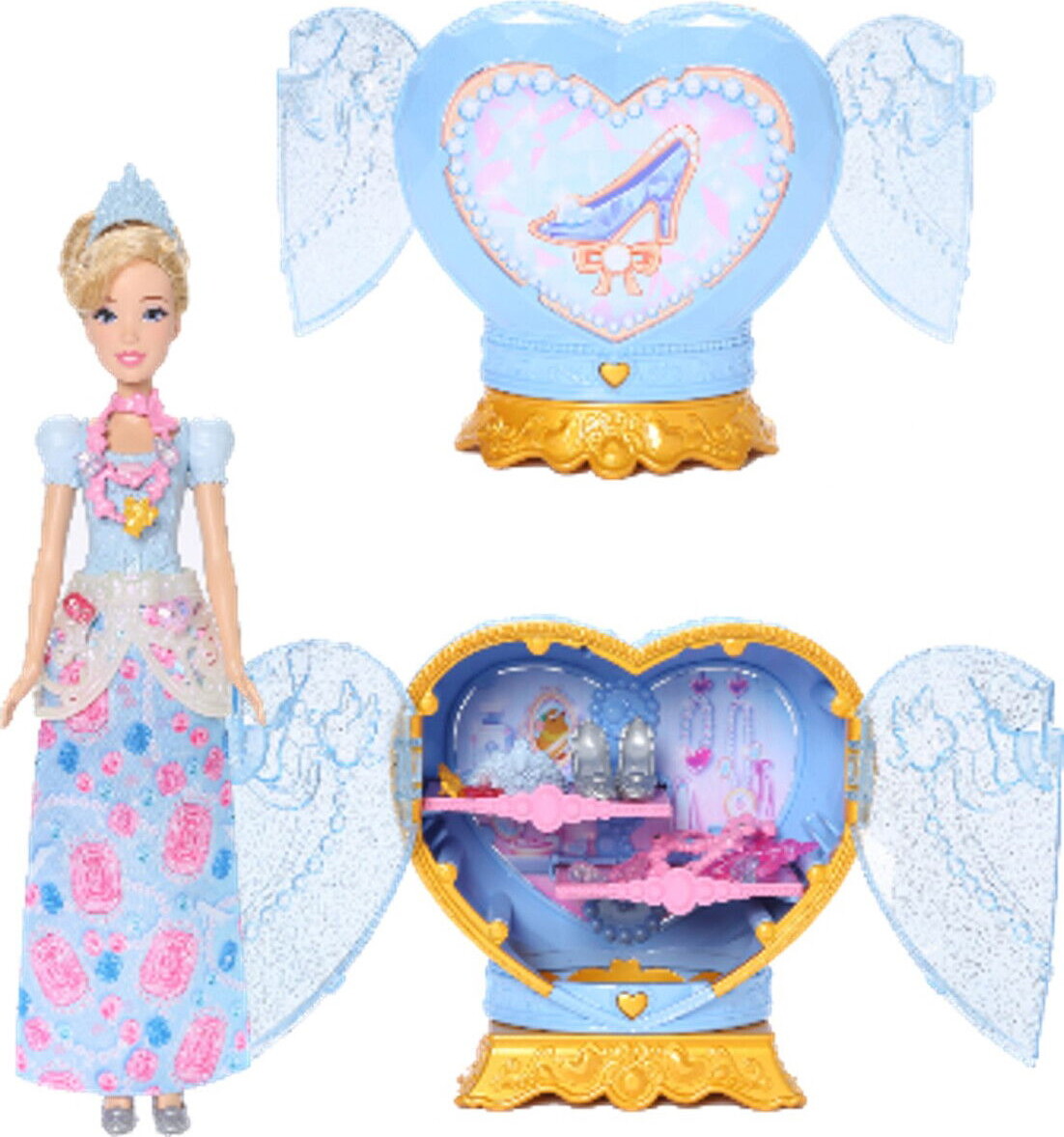 Disney Princess - Askepot Dukke - Jewel Reveal - Mattel Jhl50