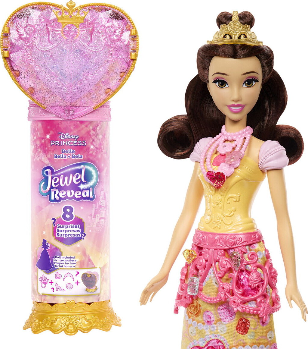 Disney Princess - Belle Dukke - Jewel Reveal - Mattel Jhl51