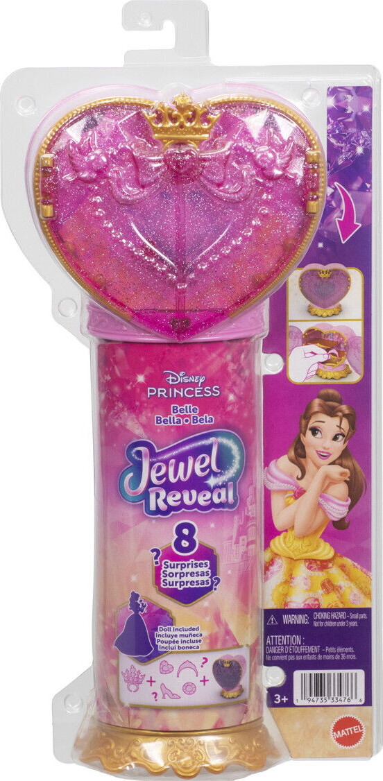Disney Princess - Belle Dukke - Jewel Reveal - Mattel Jhl51