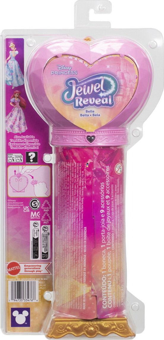 Disney Princess - Belle Dukke - Jewel Reveal - Mattel Jhl51