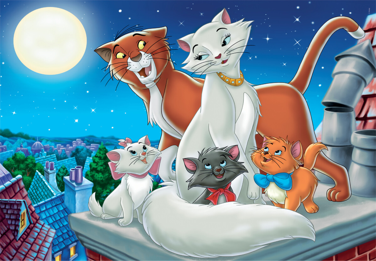 Disney Puslespil - Aristocats - Super Color - Clementoni pic