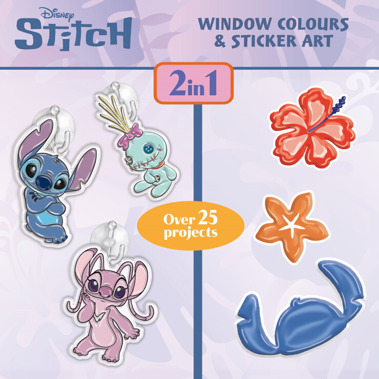 Disney Stitch Angel - Window Colors Sticker Art 118816