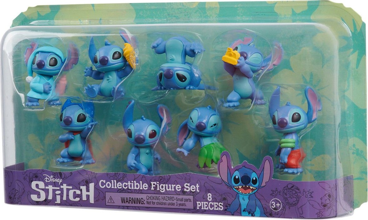 Stitch Figurer - Disney - 8-Pak - 7 Cm