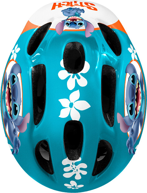 Disney - Stitch Cykelhjelm Til Børn - Junior - Small 53-56 Cm - Blå
