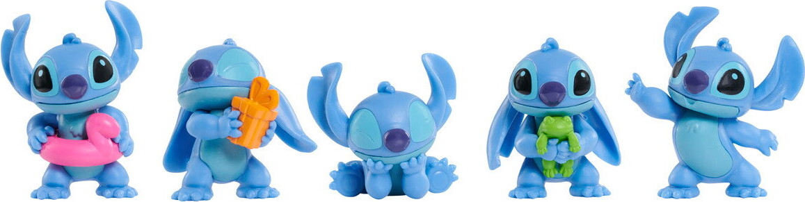 Disney Stitch - Single Figurer 5 5 Cm Assorterede