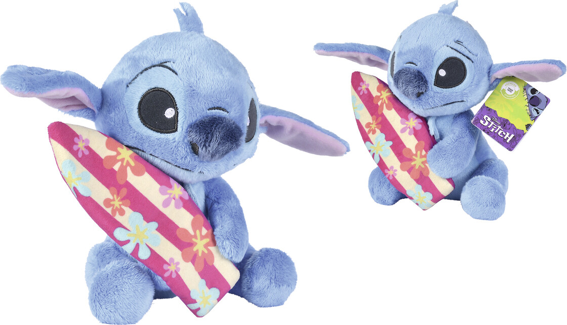 Disney - Stitch Bamse - Med Surfboard