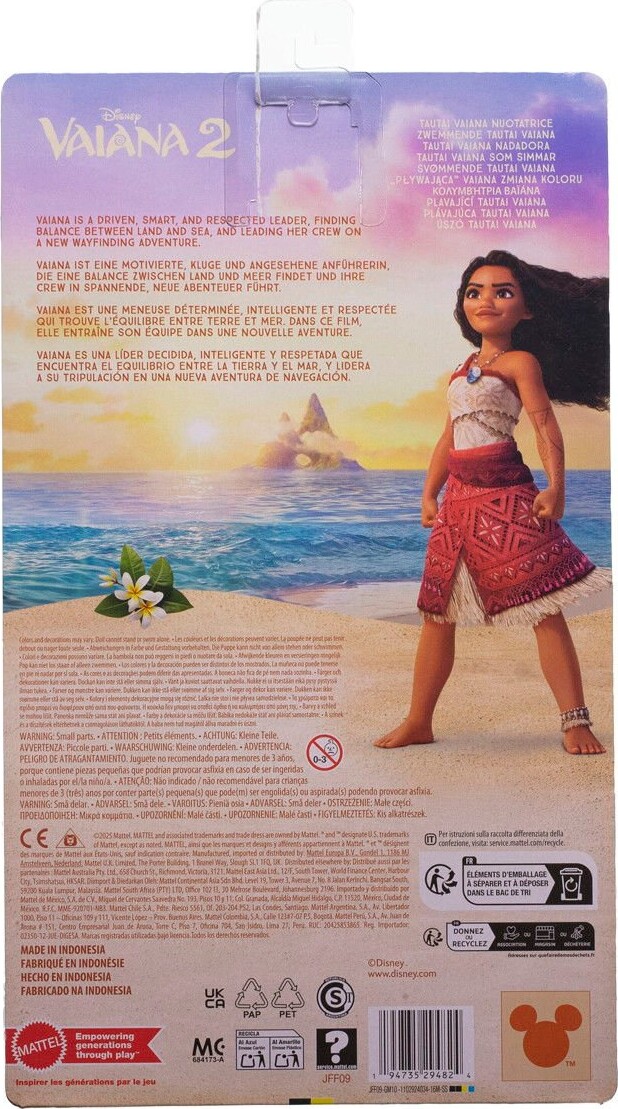 Disney Vaiana - Svømmende Vaiana 2 Dukke