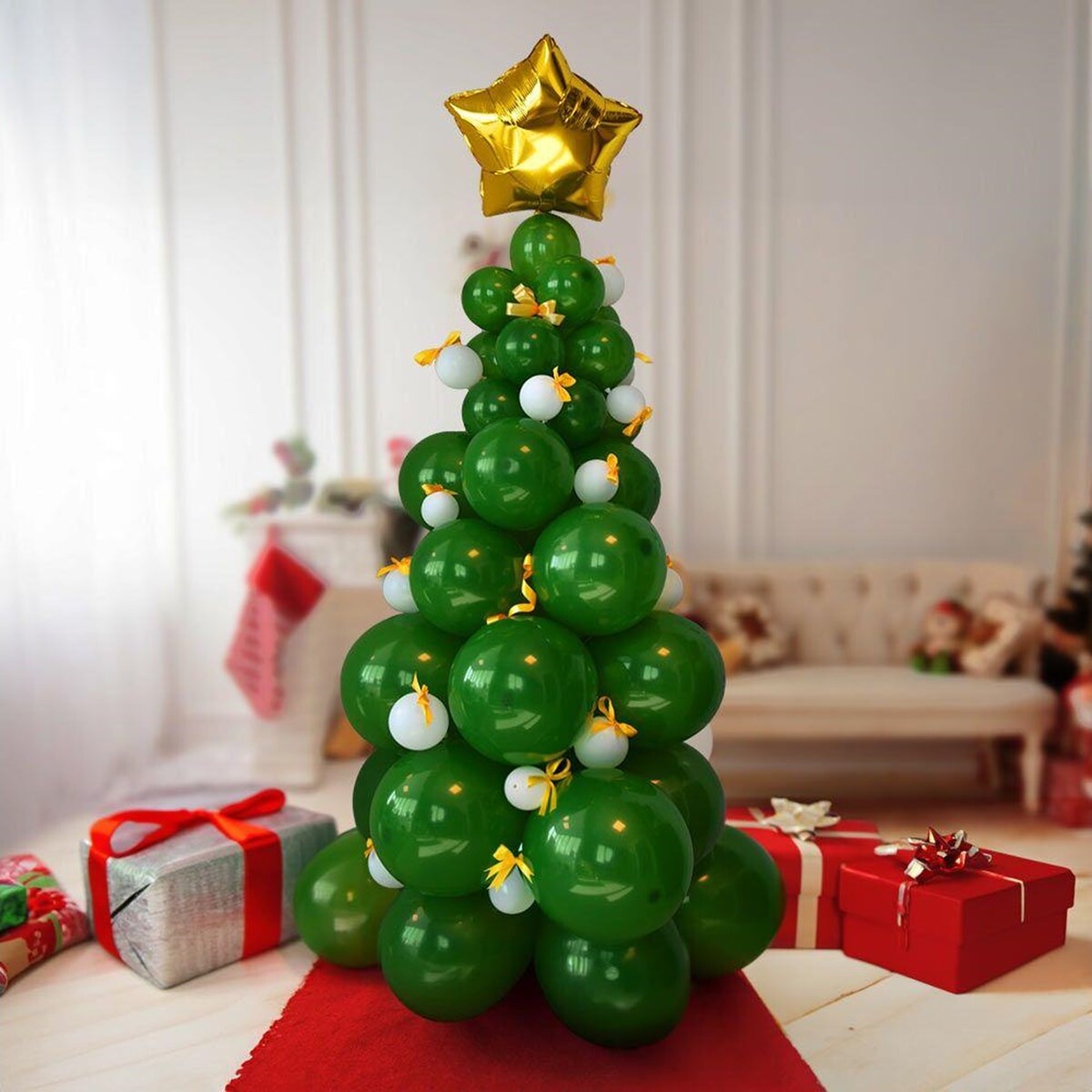 Ballon Juletræ - Diy Sæt - 195 Cm - Mikamax