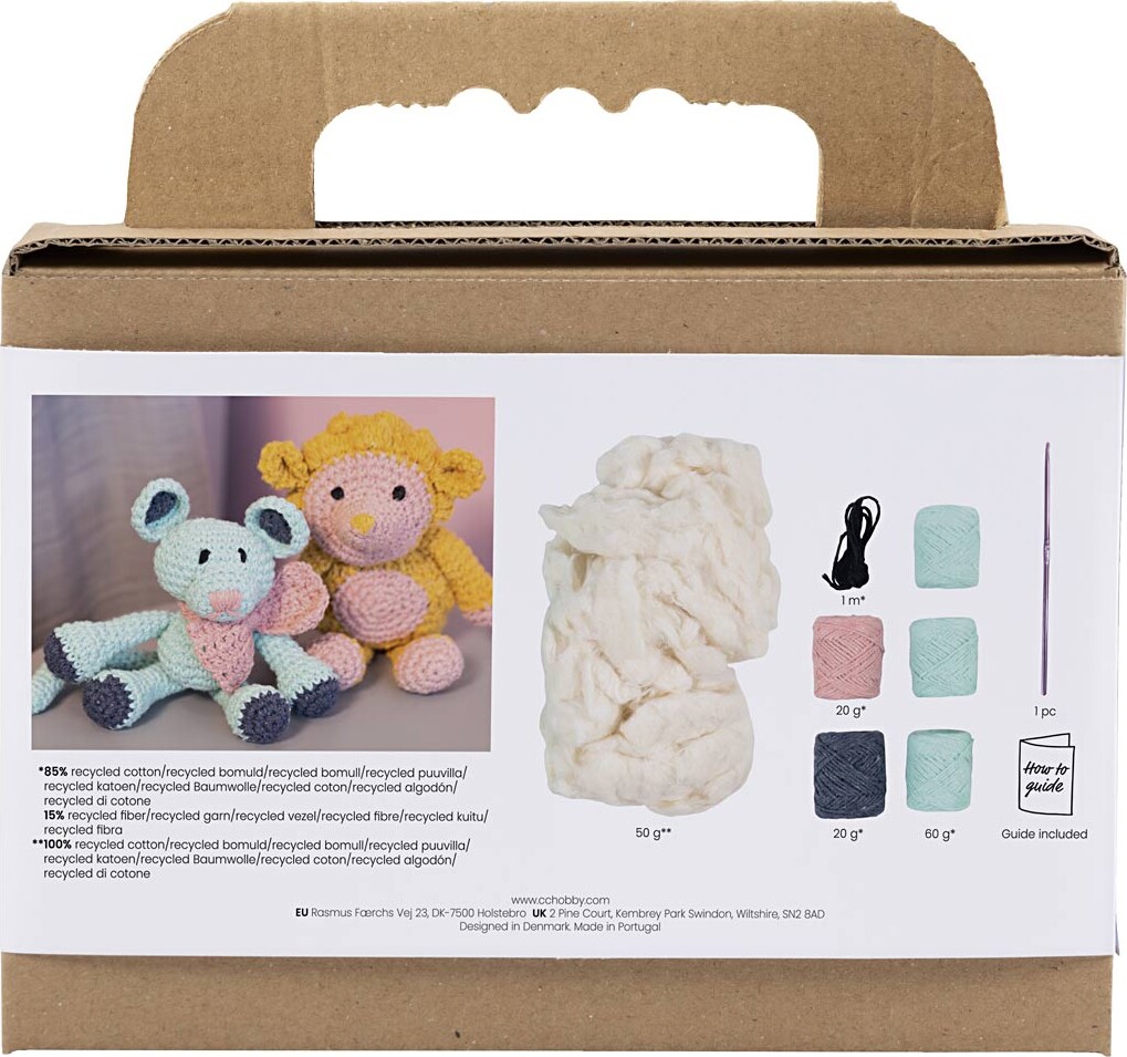 Diy Kit Amigurumi - Mus - Mint