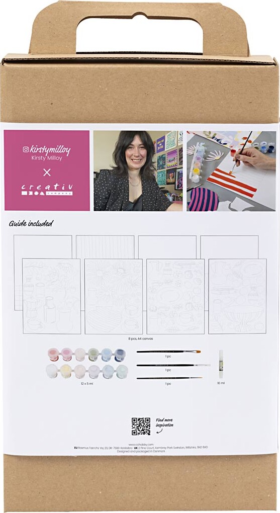 Diy Kit Farvelægning - Collage