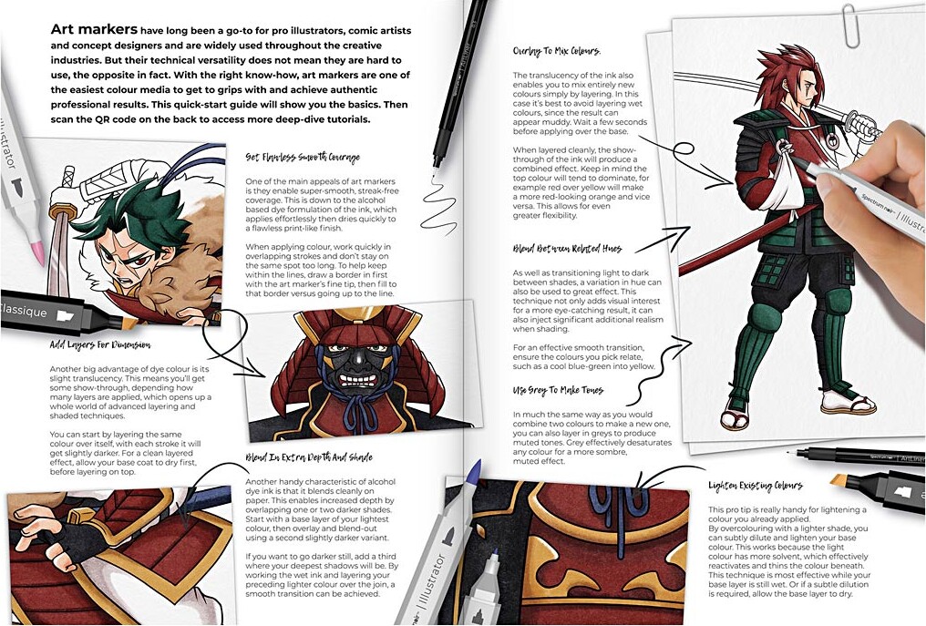 Diy Kit Illustration - Way Of The Samurai - Assorterede Farver