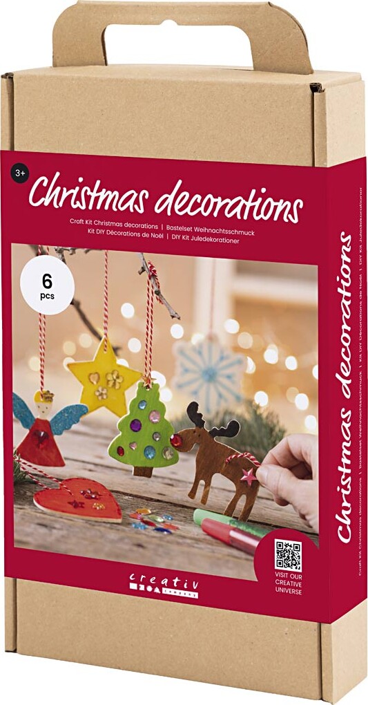 Diy Kit Juledekorationer - Farvelægning