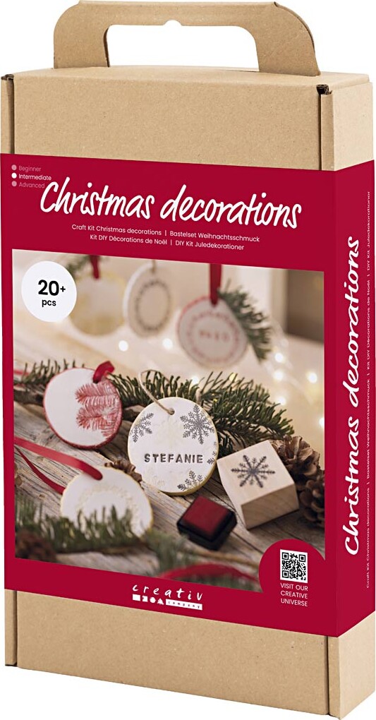 Diy Kit Juledekorationer - Selvhærdende Ler