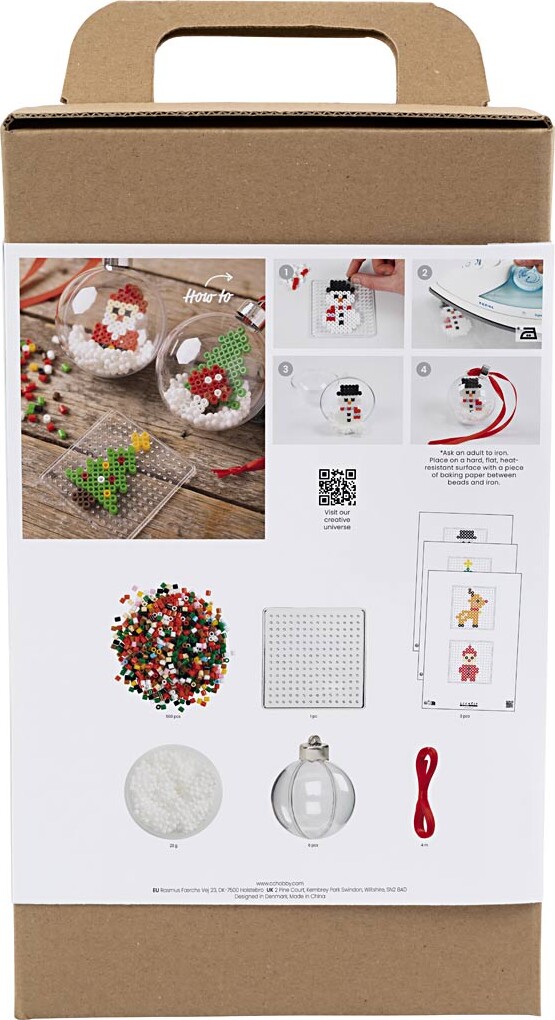 Diy Kit Julekugler - Rørperler